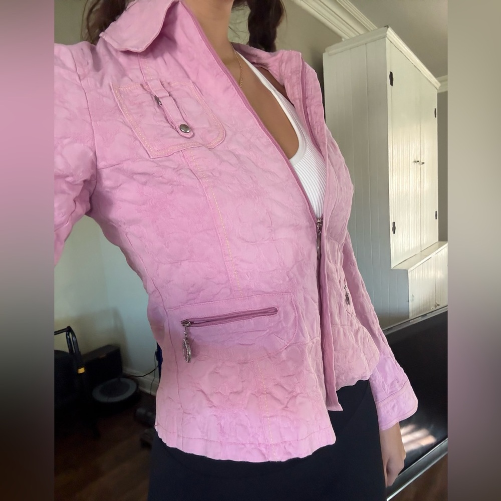 Y2K pink jacket